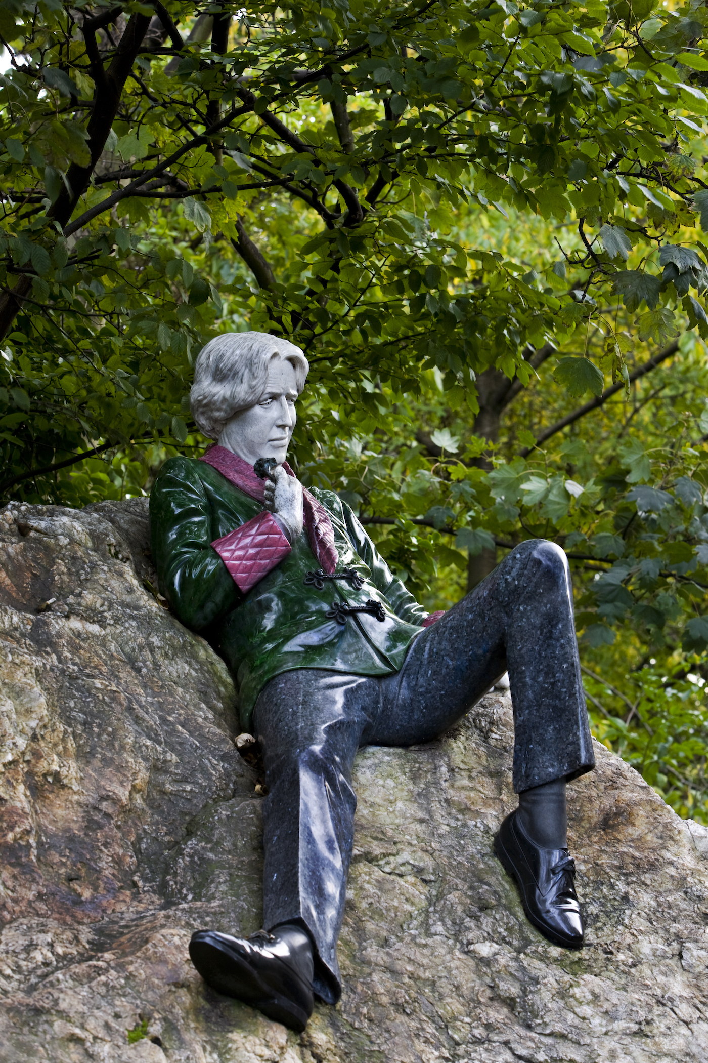 La estatua de Oscar Wilde, en Merrion Square de Dublin. (Turismo de Irlanda)