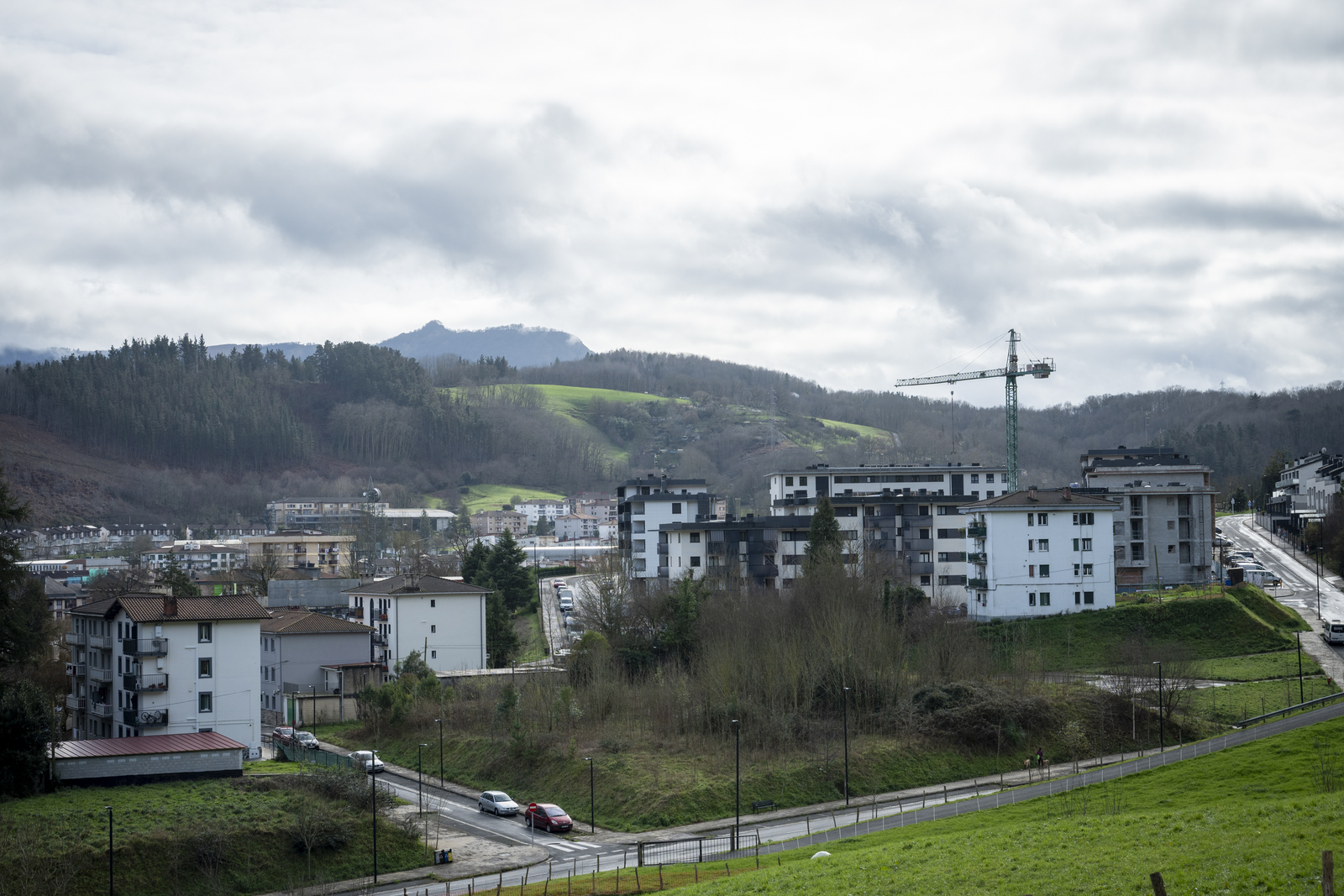 Ordiziako Floreaga auzoko lur sailak. (Gorka RUBIO / FOKU) Ordiziako Floreaga auzoko lur sailak. (Gorka RUBIO / FOKU)