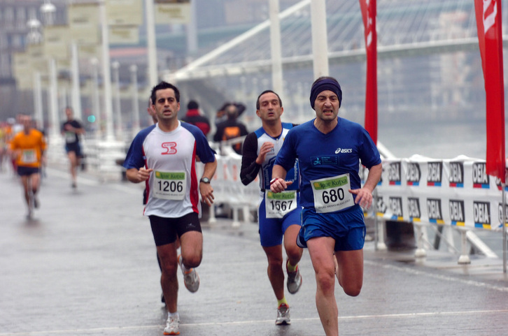 Imagen de archivo de la prueba atlética entre Las Arenas y Bilbo.