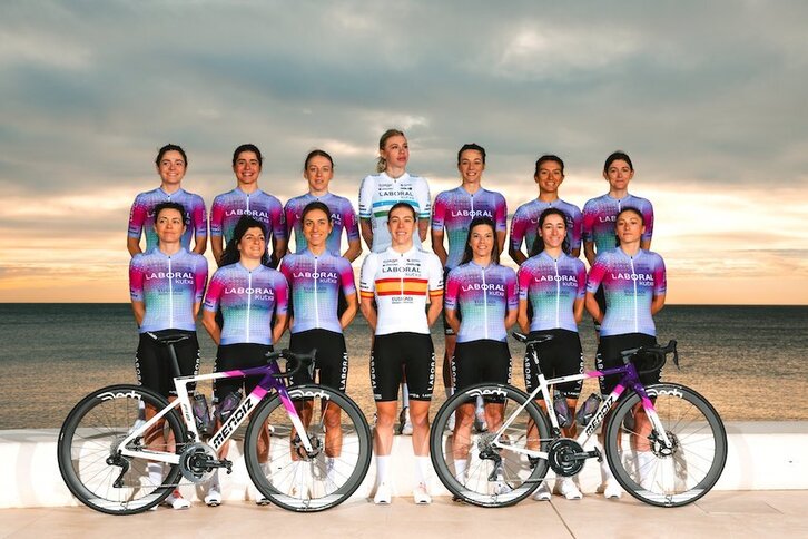 El equipo de Laboral Kutxa-Euskadi para 2025.