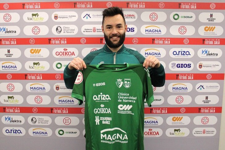Dani Saldise, recién renovado su contrato.