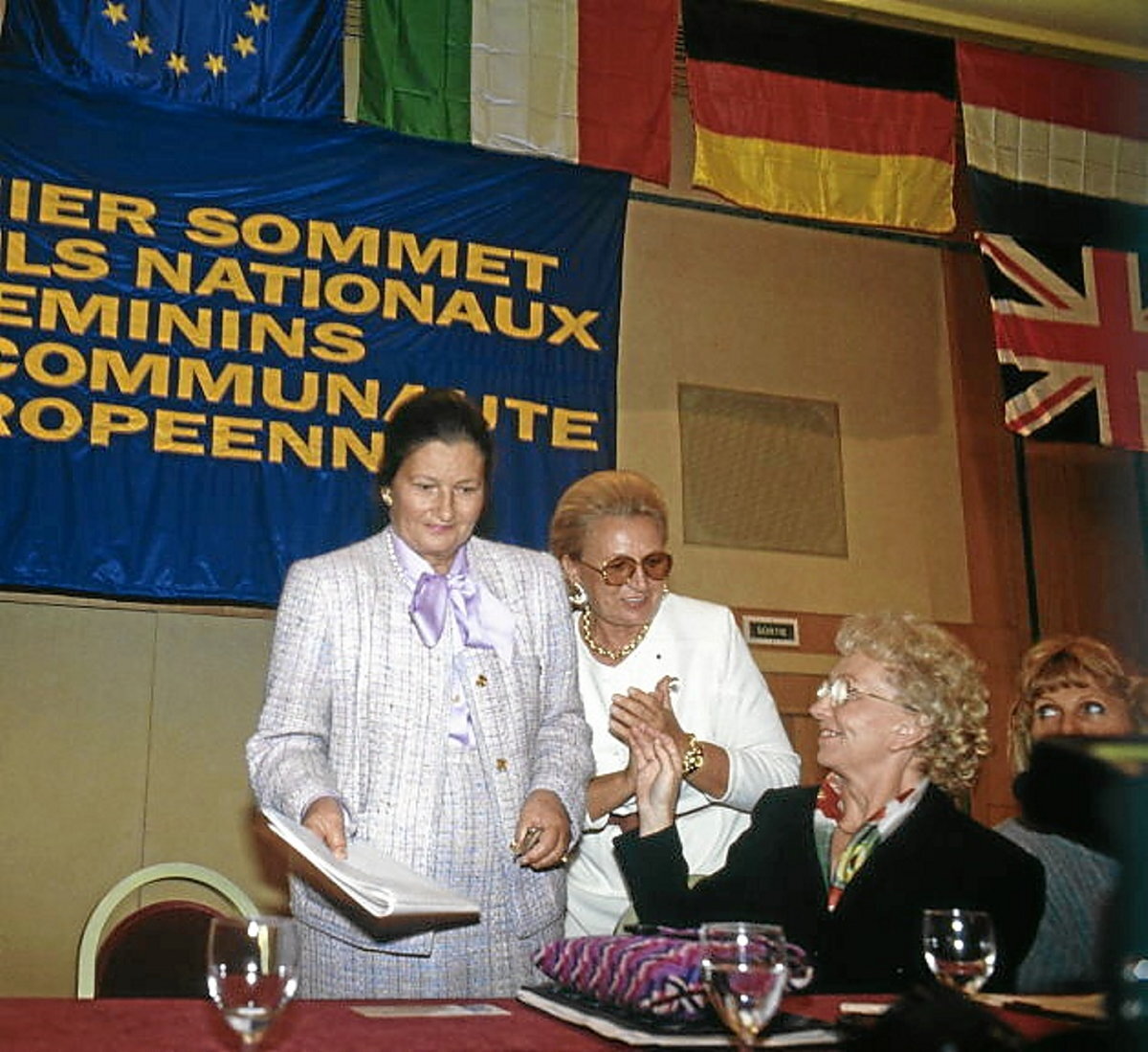 Emakume Europarren Kontseiluan. (Alain NOGUES / SYGMA via GETTY)