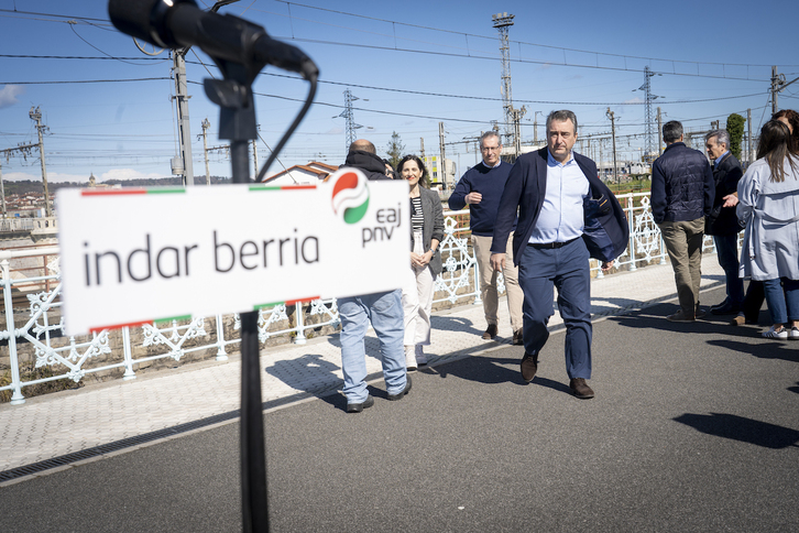 Aitor Esteban ha surgido con fuerza en al primera vuelta de la elección a la presidencia del EBB.