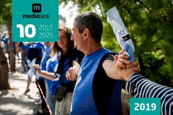 Manifestation de Bake Bidea.