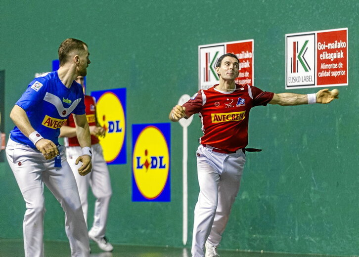 Altuna cuajó un brillante partido y Aranguren le secundó a la perfección.