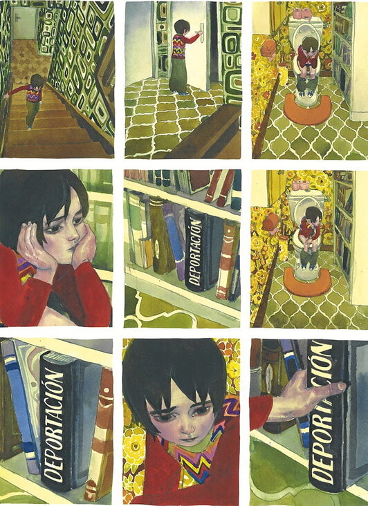 Viñetas del multipremiado «El peso de los héroes».