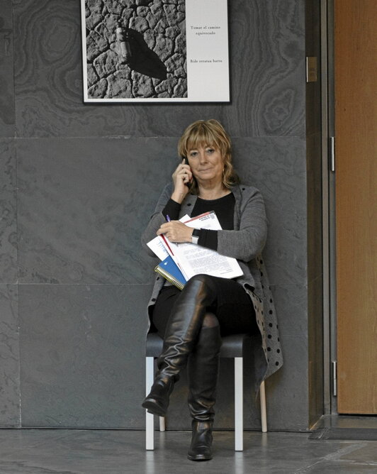 Ollo, en un receso parlamentario.