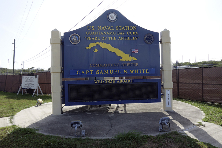 Imagen de la base naval estadounidense en Guantánamo.