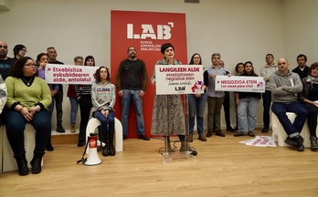 La coordinadora de LAB ha explicado cómo pretende organizarse ante el problema de la vivienda.
