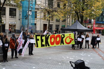 Mobilización realizada por la plantilla de Fekoor en noviembre del año pasado.