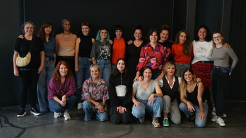 Las participantes en los cuatro primeros laboratorios.