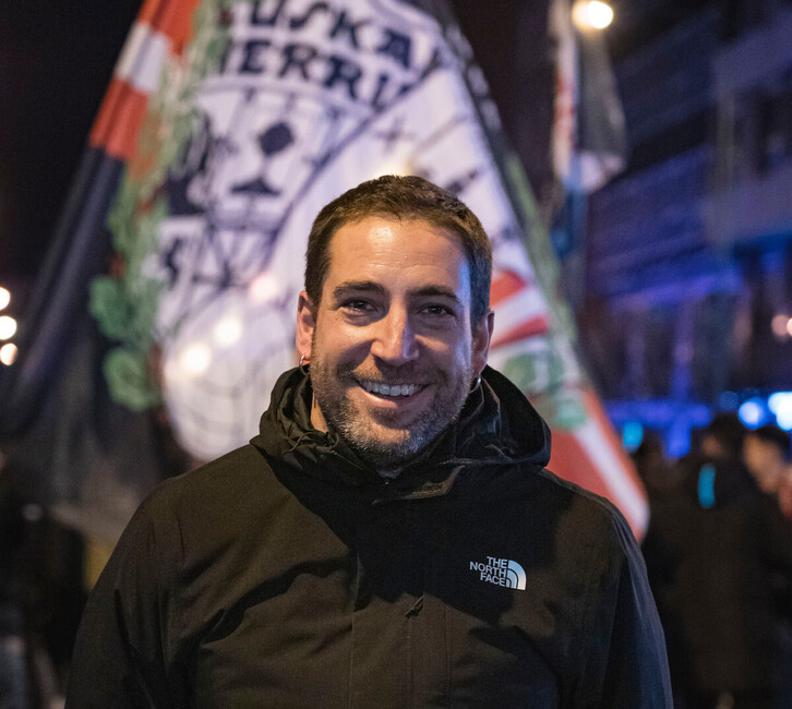 Pello Magunagoikoetxea, miembro de ICHH y socio compromisario del Athletic.