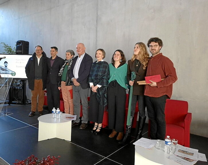 Sari banaketaren ekitaldia Donibane Lohizunen.