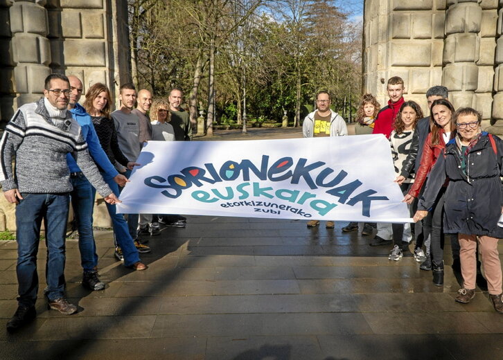 Presentación de la dinámica de Sorionekuak en el Bosquecillo de Iruñea.