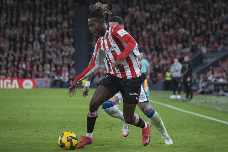 Nico Williams no podrá jugar ante el Betis.