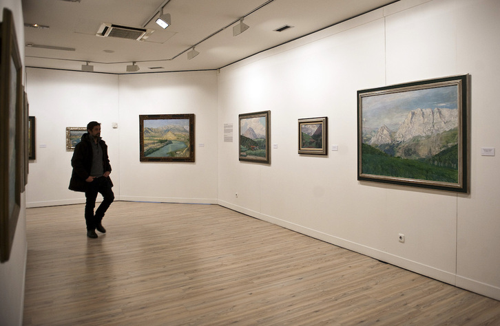 Exposición en la Sala Amárica de Gasteiz.