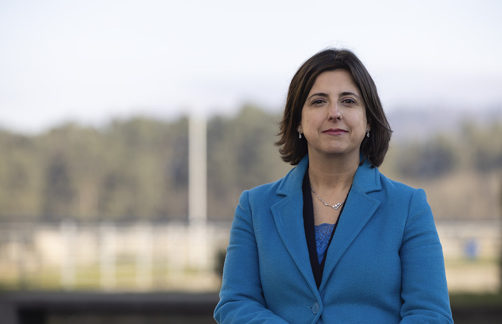 María Gorosarri, investigadora de la UPV/EHU que ha analizado las prácticas periodísticas en relación a la mujer.