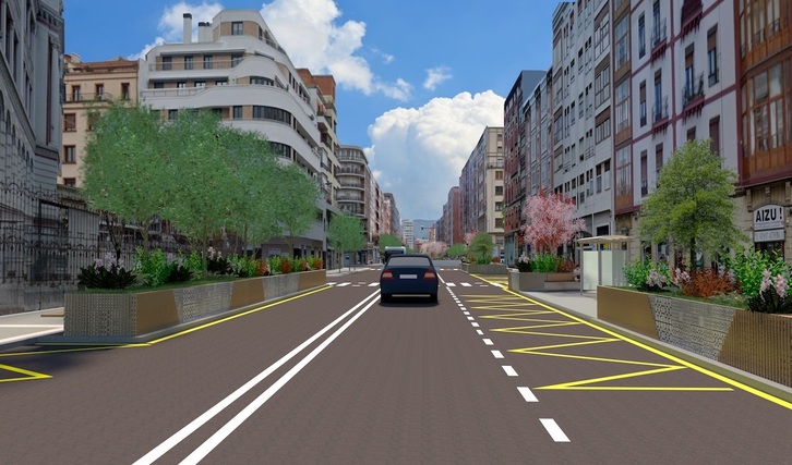 Proyecto de renovación para un tramo de la calle Autonomía, donde se quitarán dos carriles para vehículos.