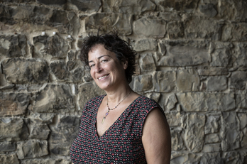 Pinar Selek lors de sa venue à Irissarry en juillet 2022. 