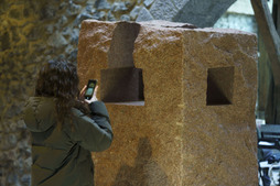 Chillida Lekuko Zabalaga baserrian ‘Harri, Lurra, Huts’ erakusketa.