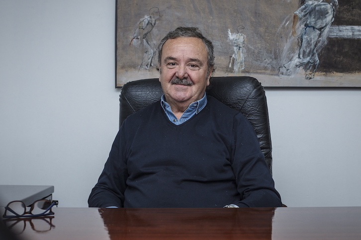 Fernando Vidarte, en su despacho.