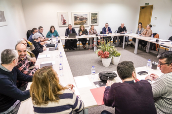 La frustrada reunión del jueves entre sindicatos y patronal.