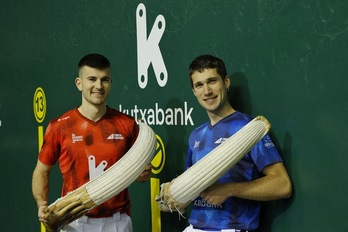 Ansa II y Azpiroz, en la elección de material del martes.