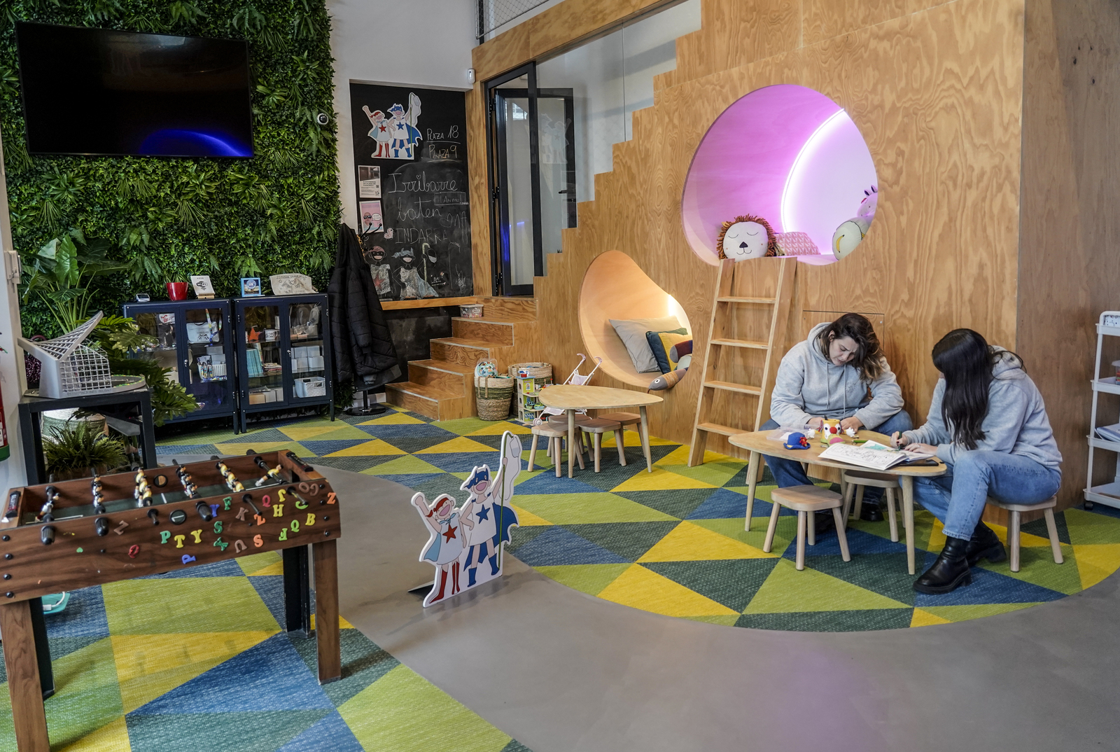 La Cuadri del Hospik Gurutzetan duten espazioa. (Marisol RAMIREZ / FOKU)