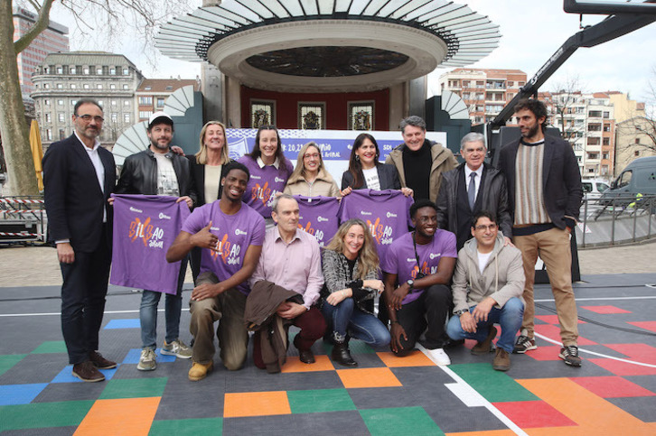 Presentación del torneo de Baloncesto 3x3 Bilbao Jokoan.