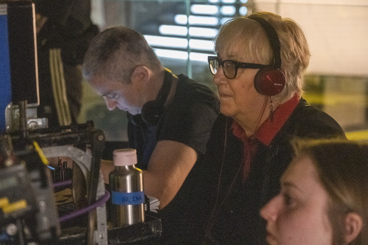 Helena Taberna, en el rodaje de ‘Nosotros’.