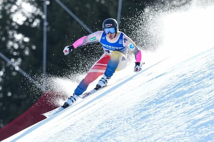 El vizcaino Ander Mintegui participa en el Mundial de Saalbach.