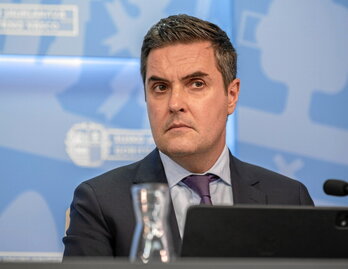 El consejero de Industria, Transición Energética y Sostenibilidad, Mikel Jauregi.