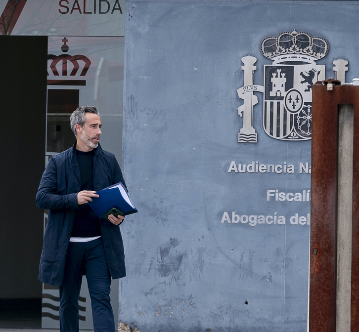 Vilda, a la salida de la AN.