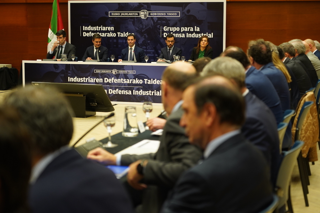 El Grupo para la Defensa Industrial se ha constituido este miércoles en Donostia.