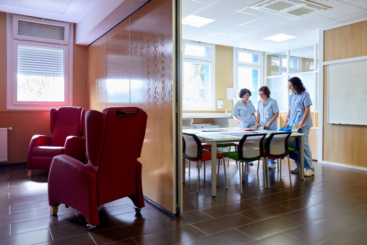 Osakidetzako ospitale bateko psikiatria atala.