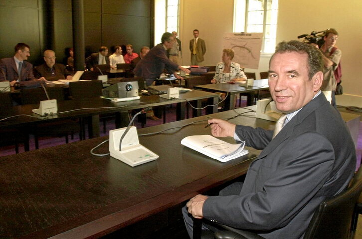 François Bayrou, cuando era presidente del Consejo General de Pirineos Atlánticos.