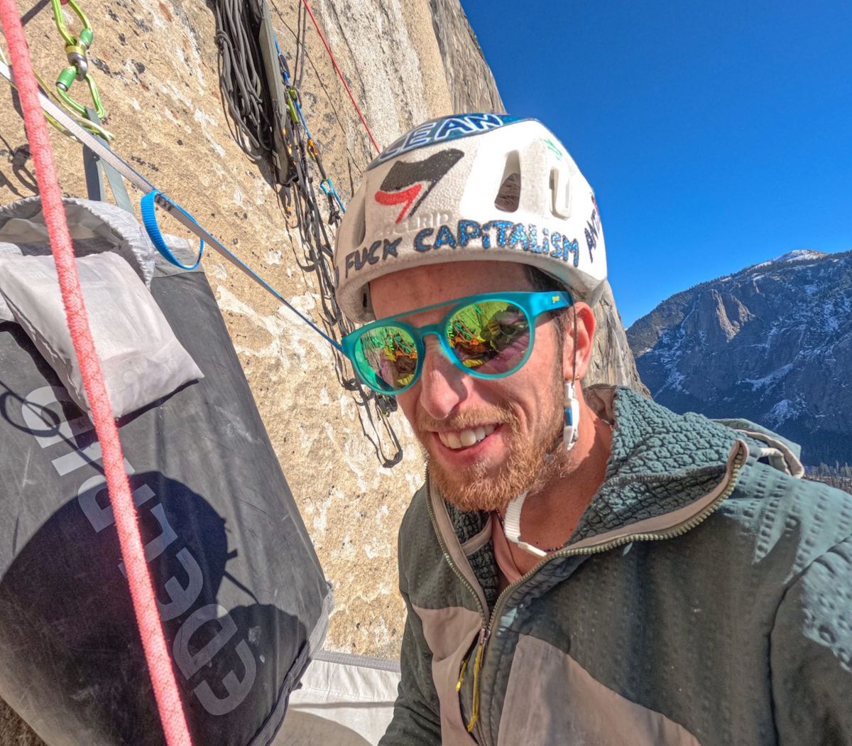 Berthek 'Dawn Wall'-eko laugarren igoera erdietsi du. (Soline KENTZEL)