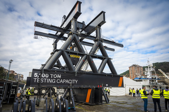 Kimua enpresak gaur aurkeztu du instalazioa.