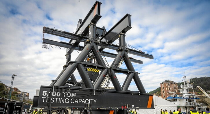 Kimua enpresak atzo aurkeztu zuen instalazioa.