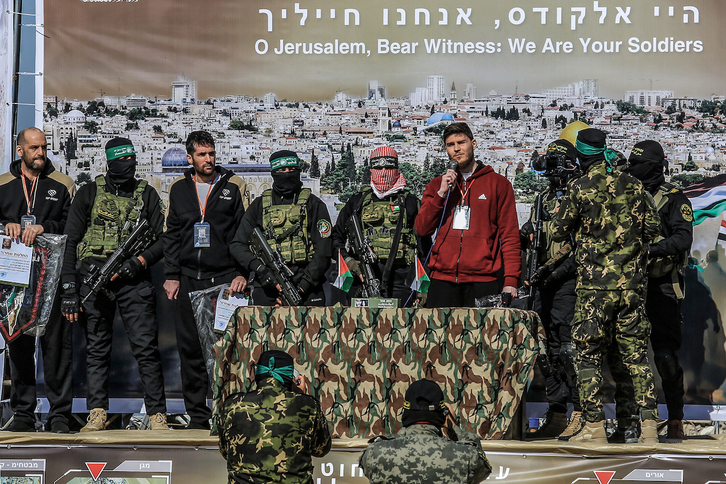 Liberación de otros tres rehenes por parte de Hamas.