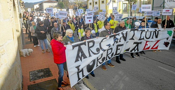 La movilización reunió a muchas personas.