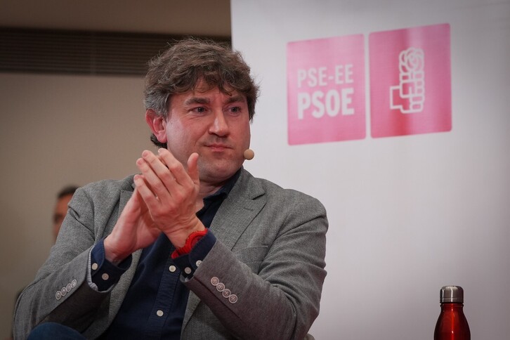 Eneko Andueza ha sido refrendado como secretario general del PSE.