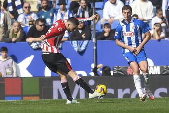 Oihan Sancet ha marcado su quinto gol en los últimos tres partidos.