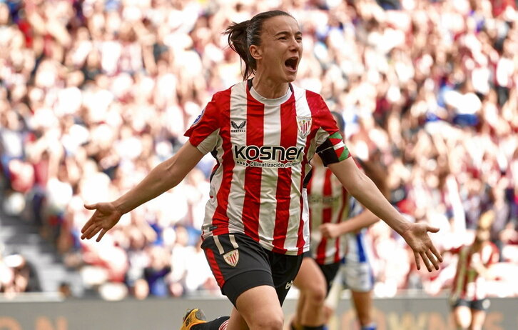 Ane Azkonak aurreko astean sartutako golei jarraipena eman zien, derbian beste bi sartuz.