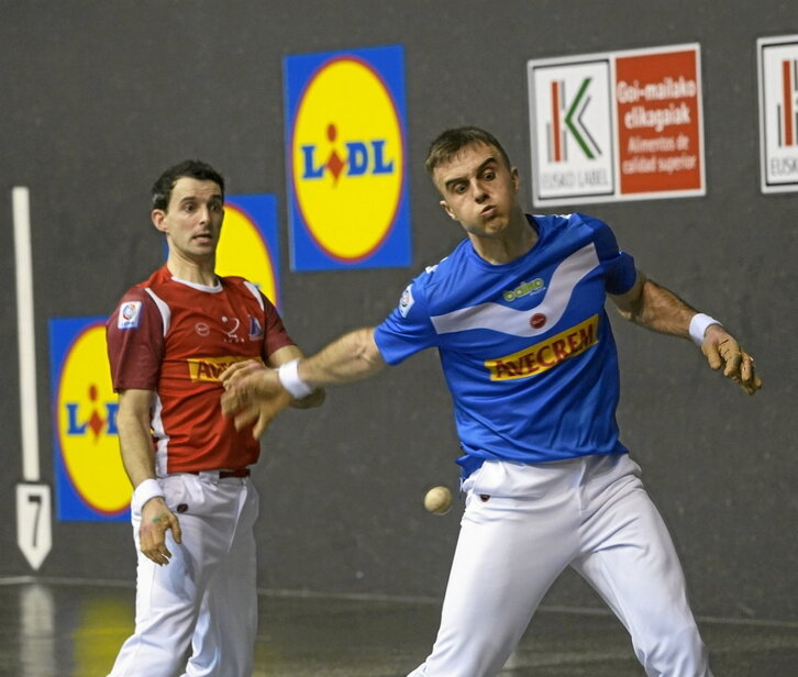 Jon Ander Peñak oso serio jokatu zuen Donostiako partida erabakigarria.