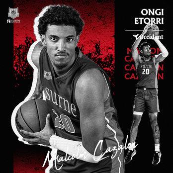 Malcom Cazalon, nuevo integrante de Surne Bilbao Basket.