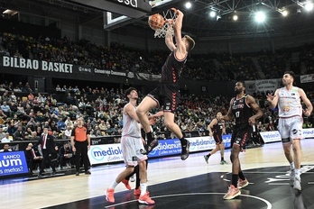 Thijs De Ridder es uno de los jugadores de Bilbao Basket que estará presente en las «Ventanas FIBA».