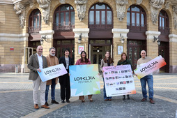 Babesleake ta antolatzaileak, asteartean egindako aurkezpenean.