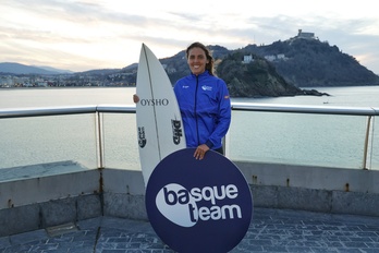 Nadia Erostarbe surflariaren agerraldia, zirkuito nagusian sartu ondoren.