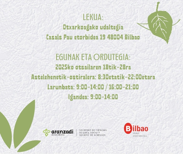 Erakusketaren kartela.